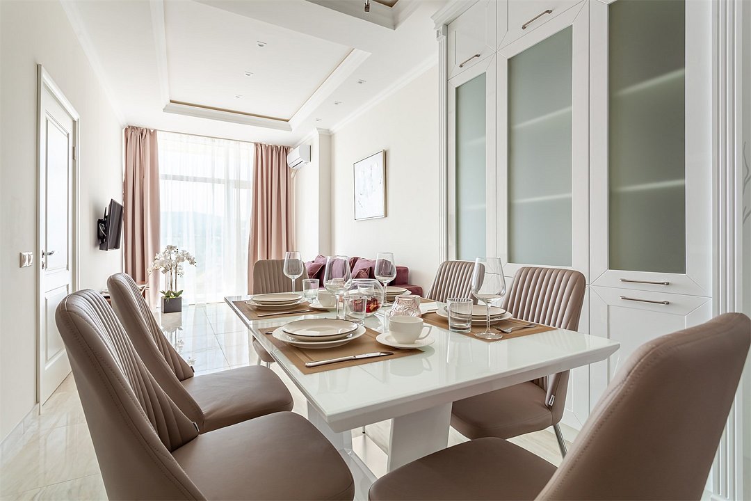 Апартаменты Премиум 4-местный 3-комнатный (с видом на море)