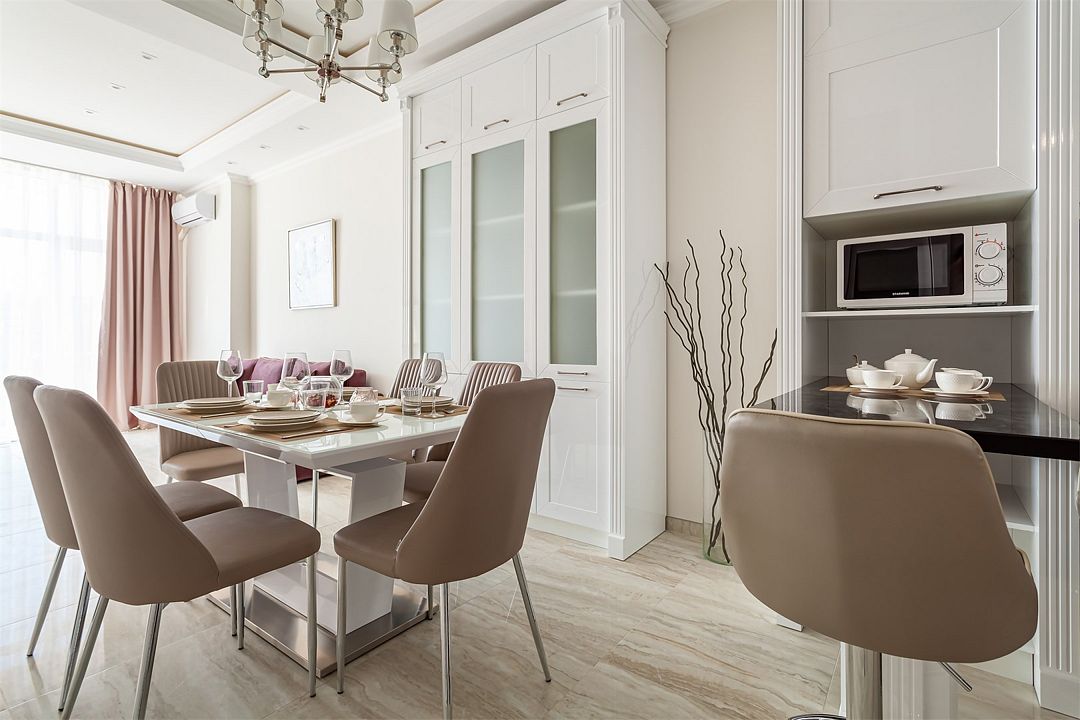 Апартаменты Премиум 4-местный 3-комнатный (с видом на море)