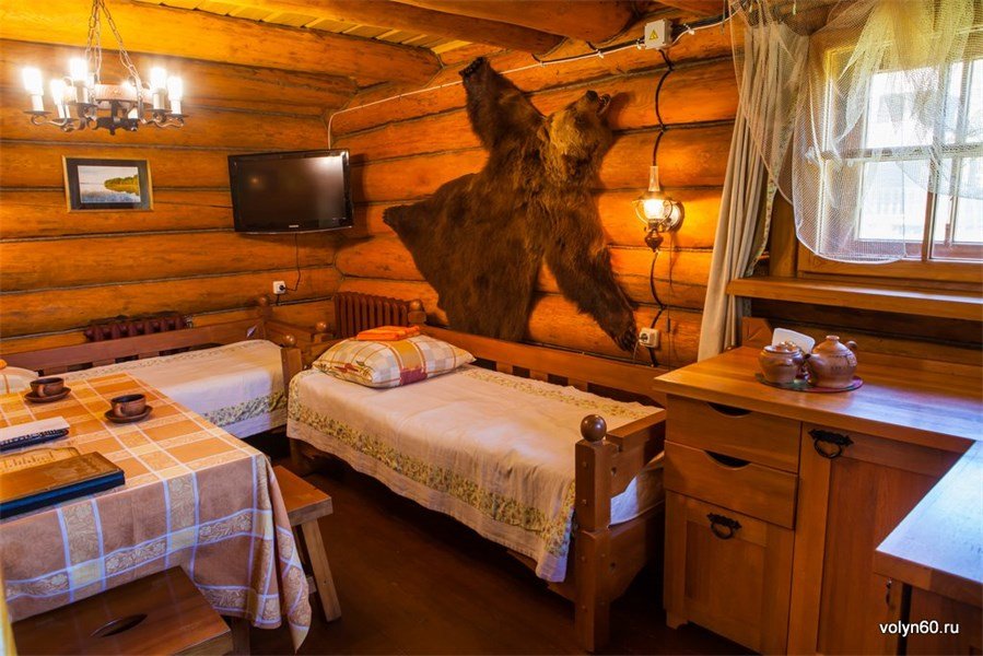 Дом 2-местный 1-комнатный (Охотничий домик)