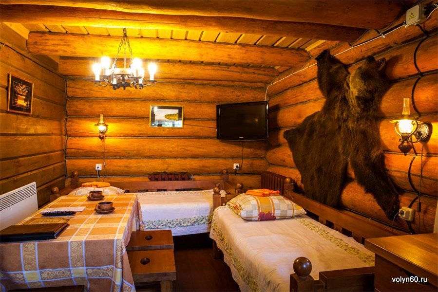 Дом 2-местный 1-комнатный (Охотничий домик)