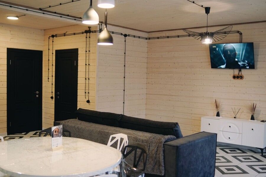 Villa 8-местный 4-комнатный 2-этажный (№10, стиль Монохром)