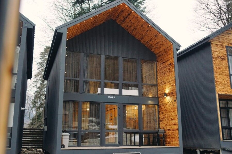 Villa 8-местный 4-комнатный 2-этажный (№4, Warm loft стиль)