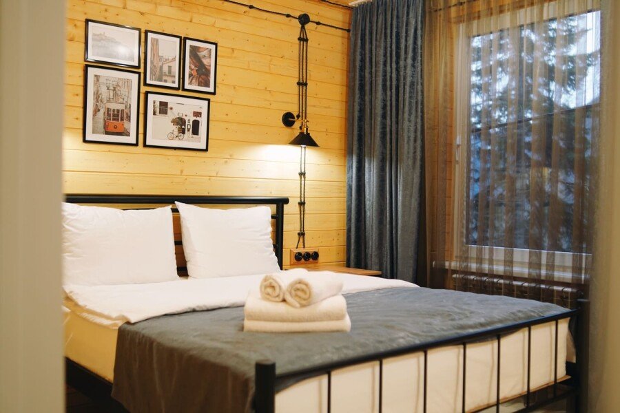 Villa 8-местный 4-комнатный 2-этажный (№4, Warm loft стиль)