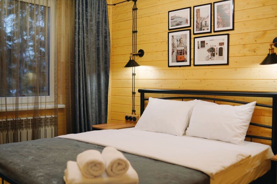 Villa 8-местный 4-комнатный 2-этажный (№4, Warm loft стиль)