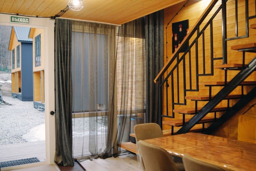 Villa 8-местный 4-комнатный 2-этажный (№4, Warm loft стиль)