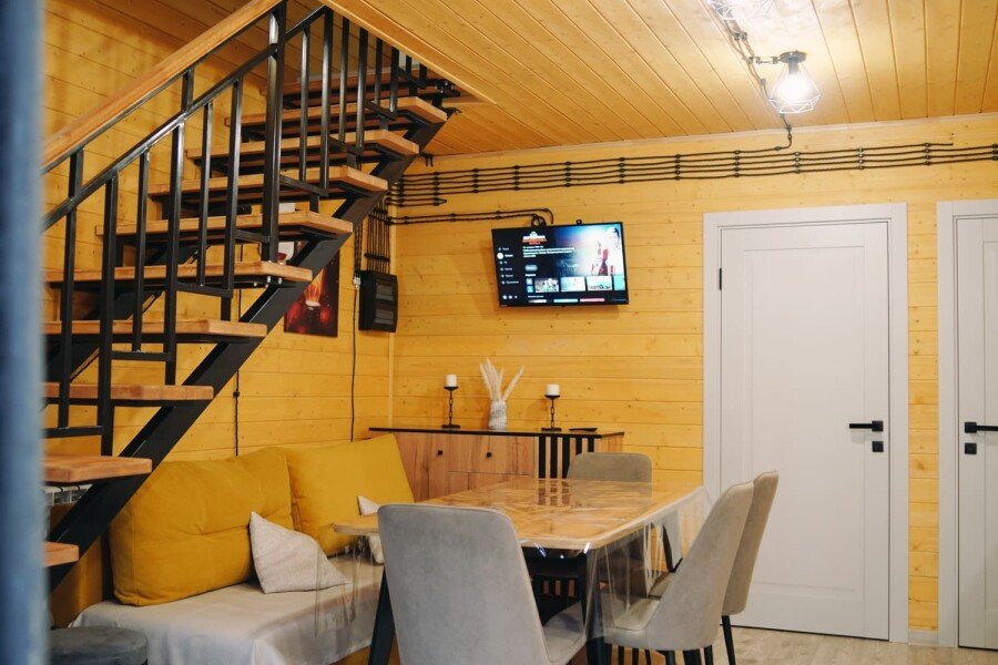 Villa 8-местный 4-комнатный 2-этажный (№4, Warm loft стиль)