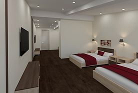 Семейный 4-местный Улучшенный, Отель Максим, Екатеринбург