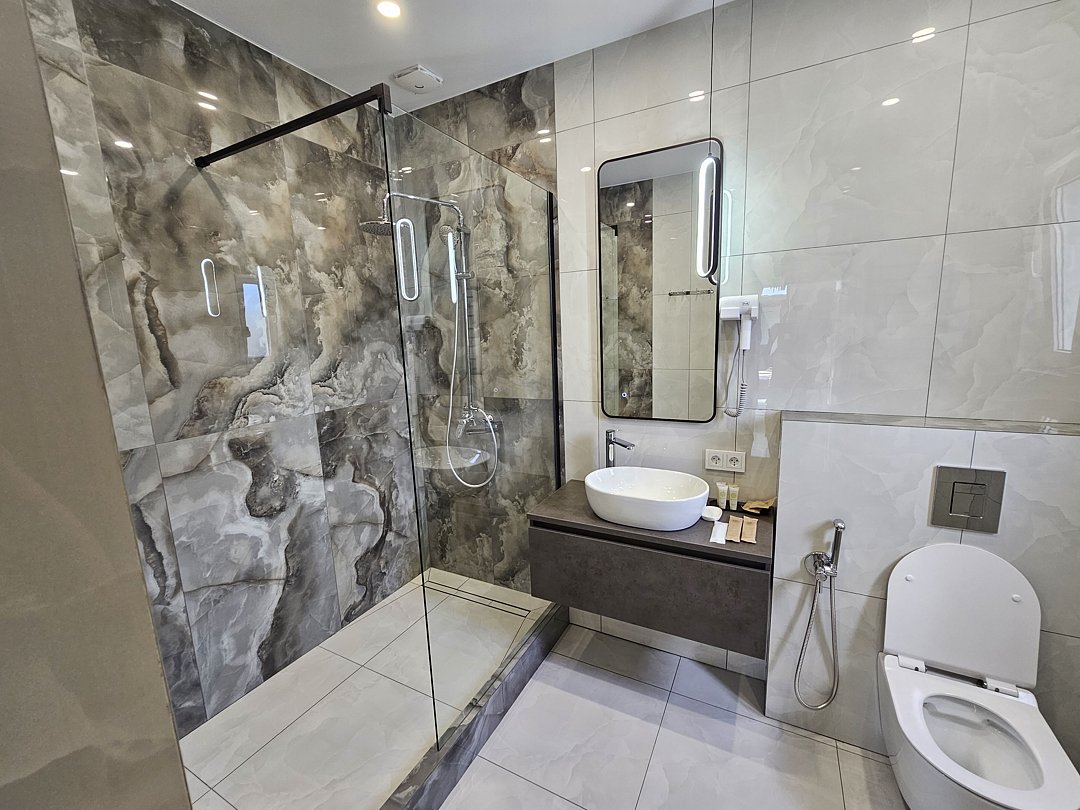 Вилла 6-местный (с 3-мя спальнями, видом на реку), спальня 1 ванная