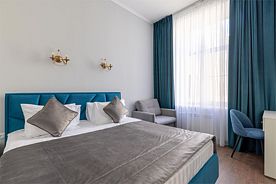 Делюкс Апартаменты с кроватью "Кинг-Сайз" и видом во внутренний дворик №6, Апартаменты Соло Апарт Медиана, Санкт-Петербург