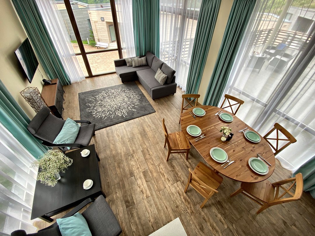 Вилла 7-местный 4-комнатный (с 3 спальнями, вид на горы)