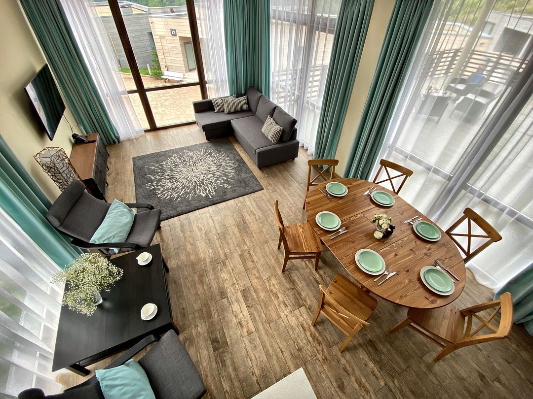 Вилла 7-местный 4-комнатный (с 3 спальнями, вид на горы)