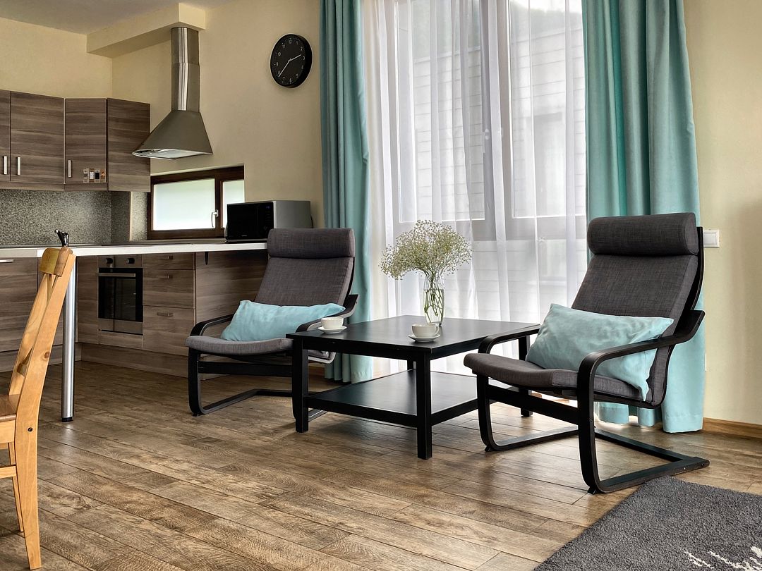 Вилла 7-местный 4-комнатный (с 3 спальнями, вид на горы)