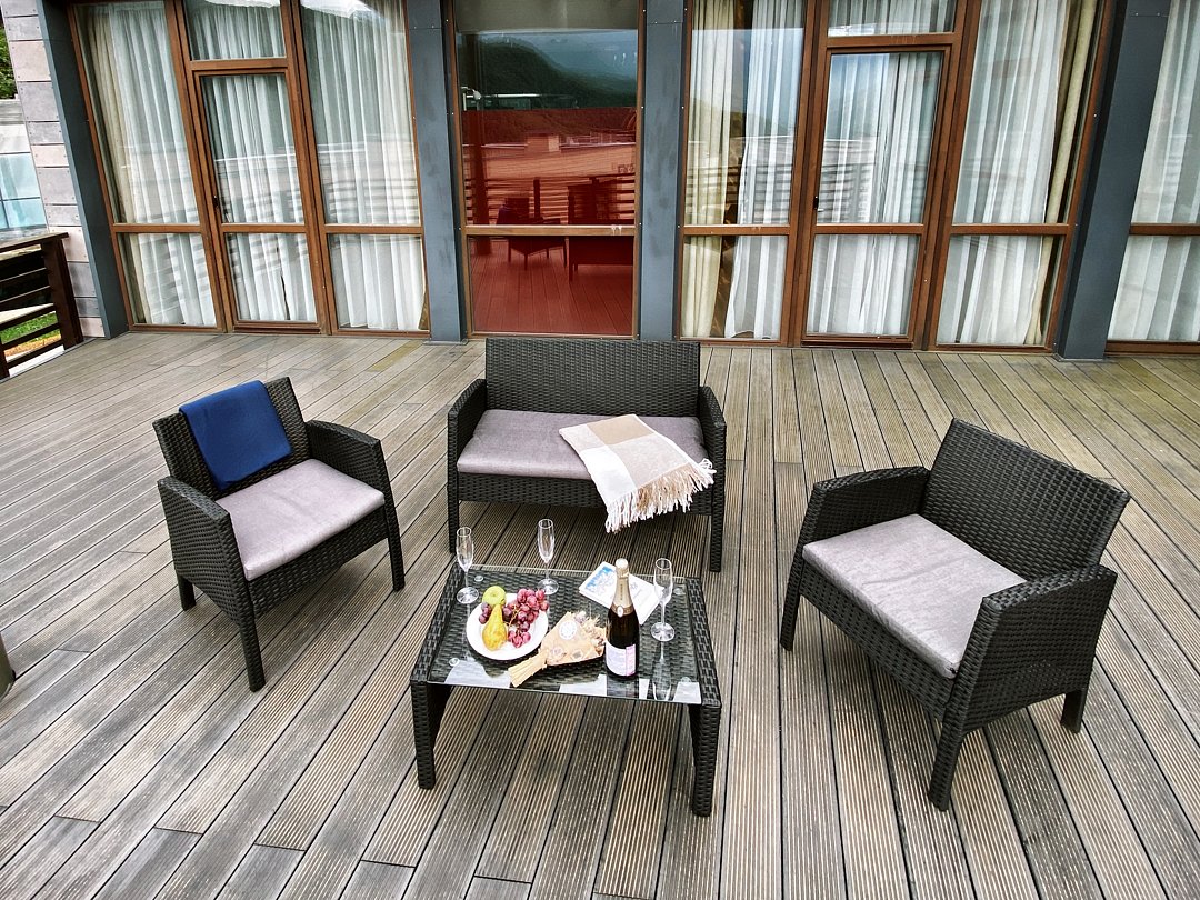 Вилла 7-местный 4-комнатный (с 3 спальнями, вид на горы)