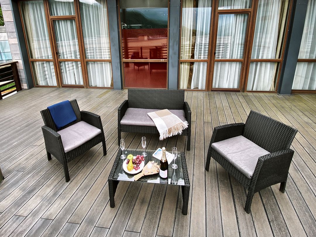 Вилла 7-местный 4-комнатный (с 3 спальнями, вид на горы)