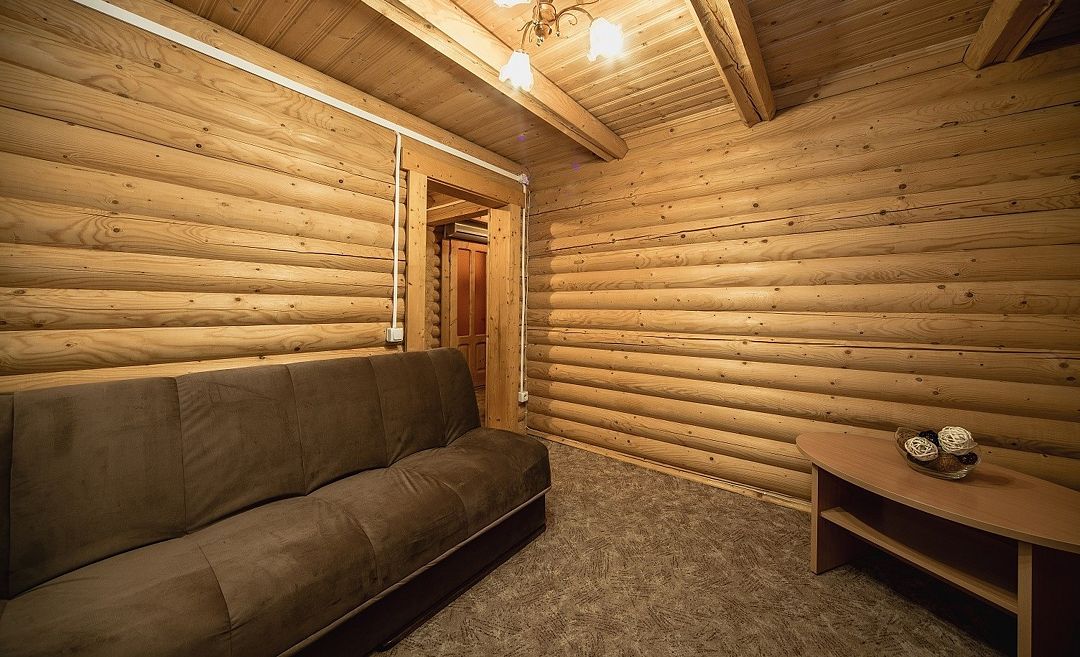 Коттедж-сруб 4-местный 3-комнатный 2-этажный (с террасой)