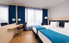 Стандартный двухместный номер с 1 кроватью или 2 отдельными кроватями и видом на реку, Отель Санкт-Петербург, Санкт-Петербург