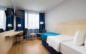 Стандартный одноместный номер с видом на реку, Отель Санкт-Петербург, Санкт-Петербург