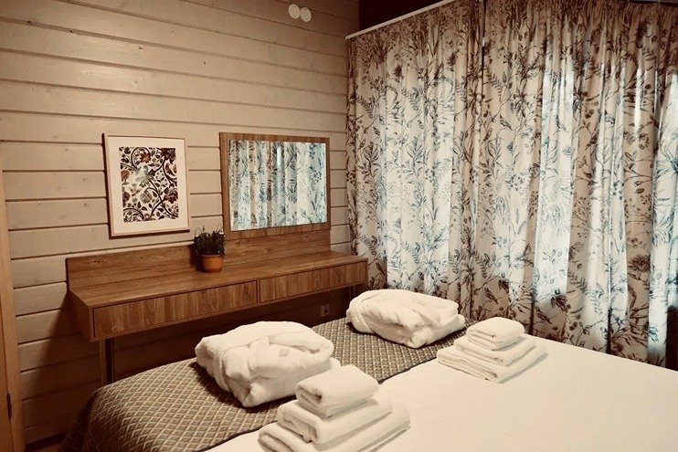 Апартаменты 2-местный 2-комнатный 2-этажный (с сауной)