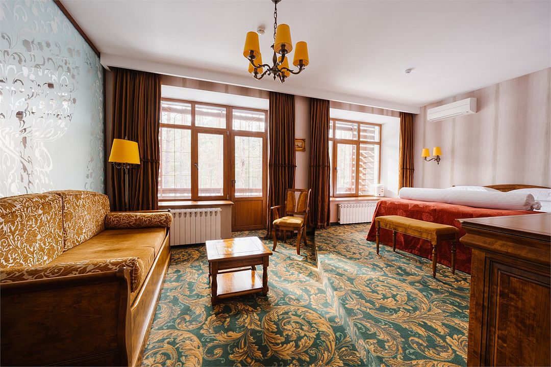 Люкс 2-местный 1-комнатный (с джакузи)