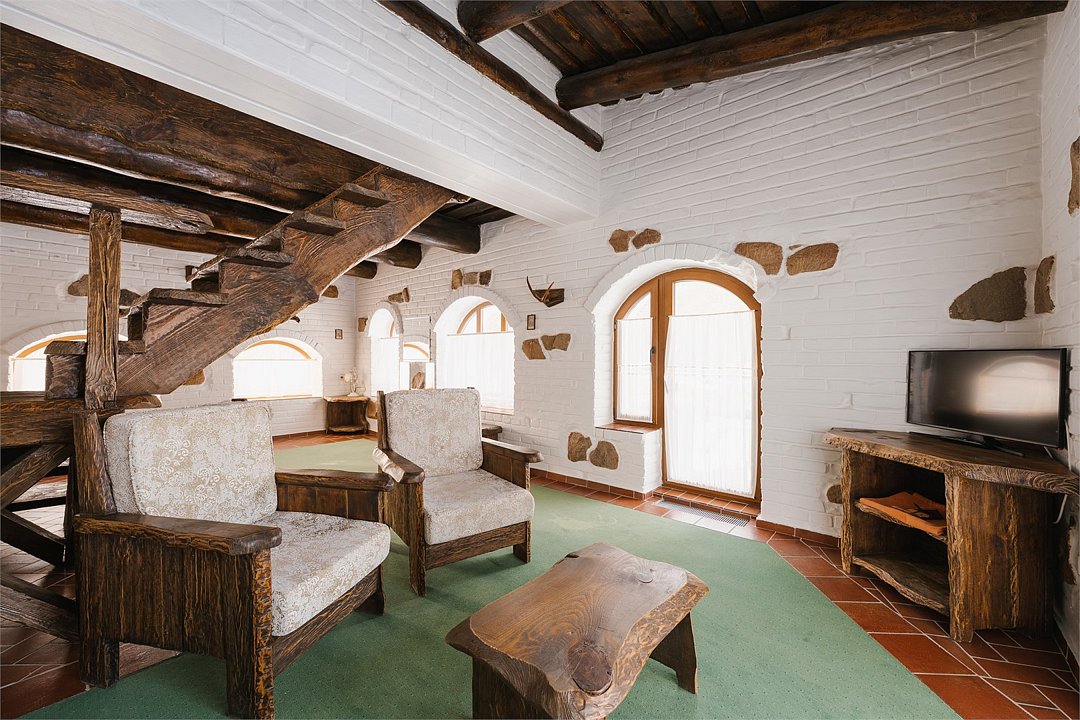 Шале 2-местный 2-уровневый (в Альпийском домике)