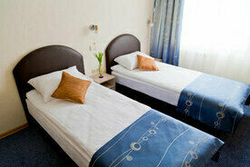 Двухместный стандарт с двумя кроватями, Гостиница Panda City, Саратов