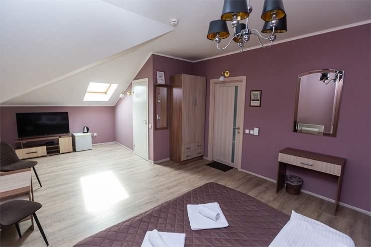 Люкс 2-местный 1-комнатный (Мансардный)