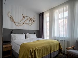 ДЕЛЮКС С БАЛКОНОМ с видом на центр города, Отель Amber Shore Collection, Зеленоградск