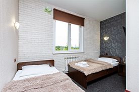 Twin  Standart (Стандарт с двумя кроватями), Отель  Western hotel, Шерегеш