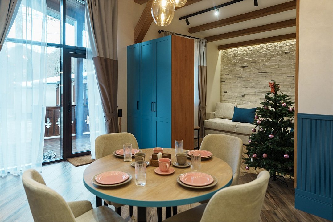 Шале 5-местный 2-комнатный (№3, 1 этаж)