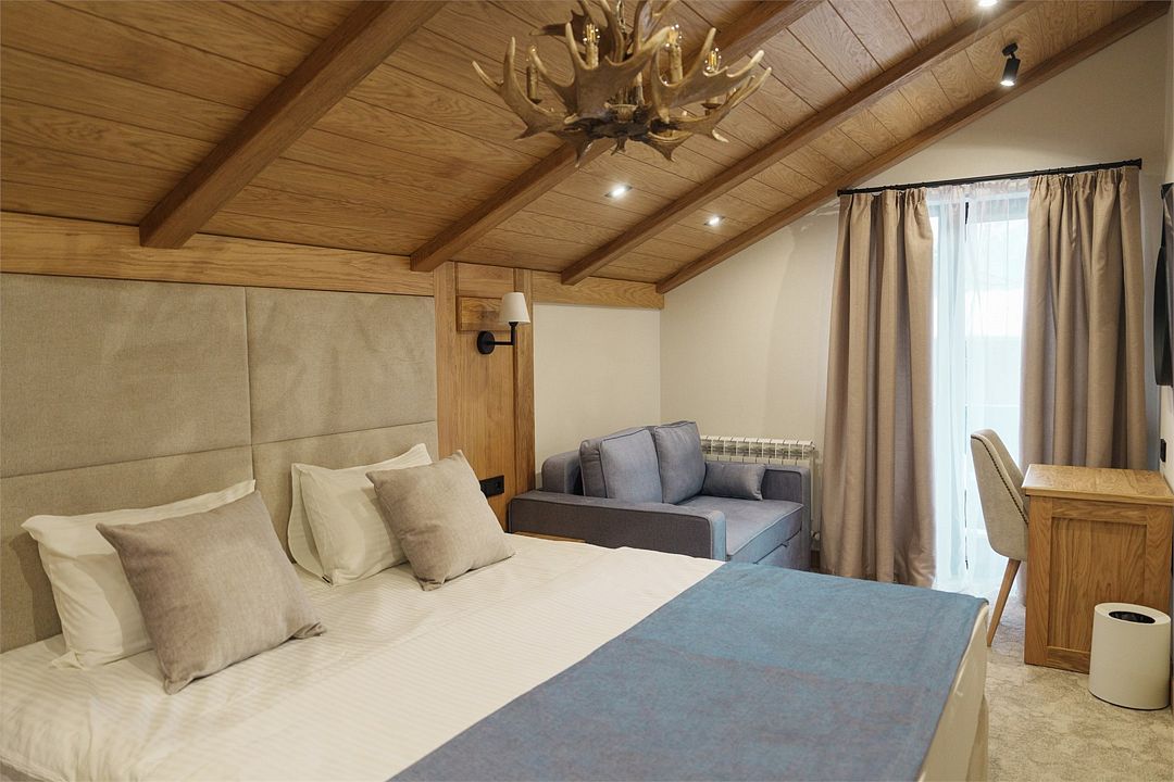 Шале 7-местный 3-комнатный (№1, 2 этажа)