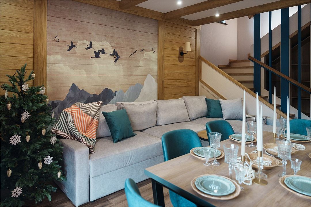 Шале 7-местный 3-комнатный (№2, 2 этажа)