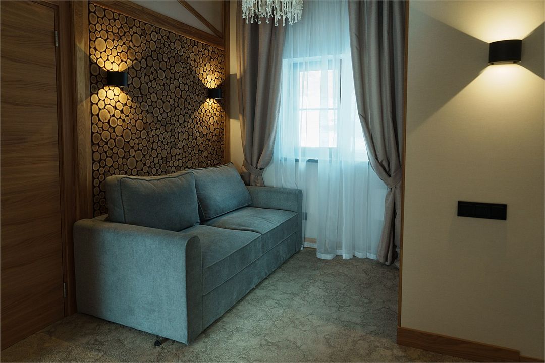 Шале 9-местный 4-комнатный (№6, 2 этажа)