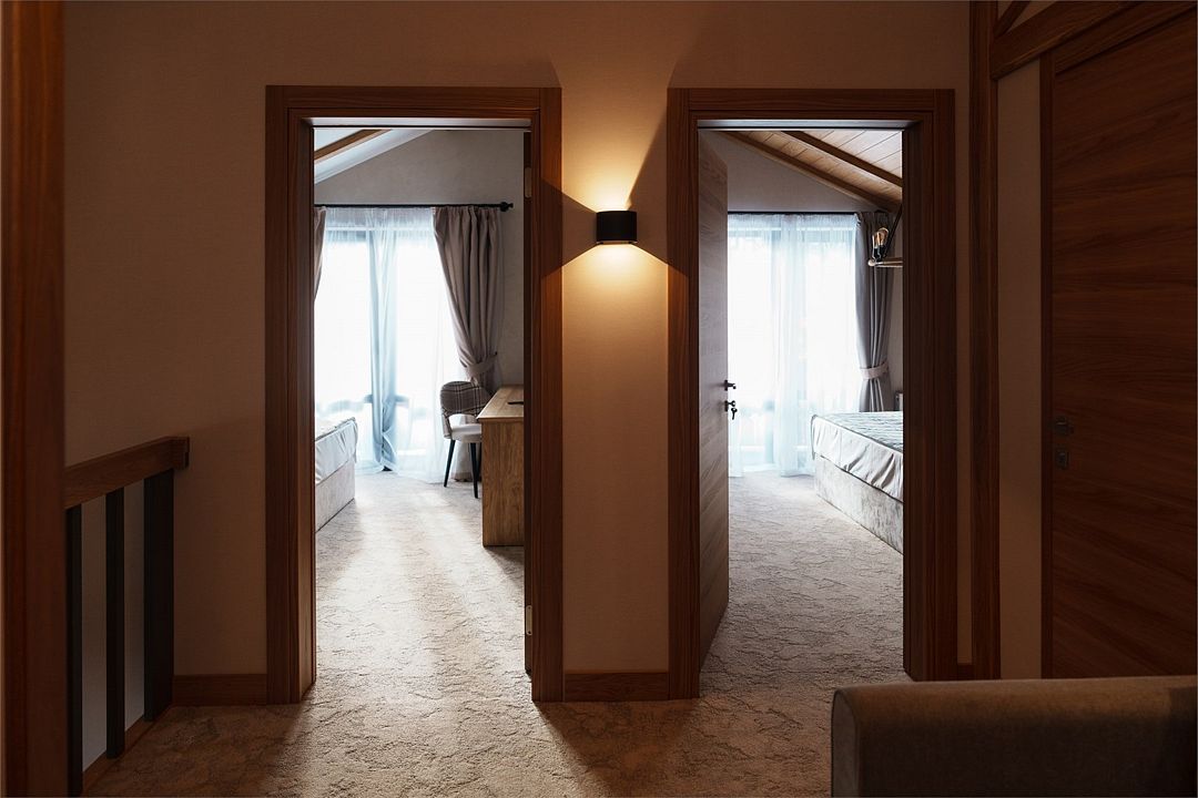 Шале 9-местный 4-комнатный (№6, 2 этажа)