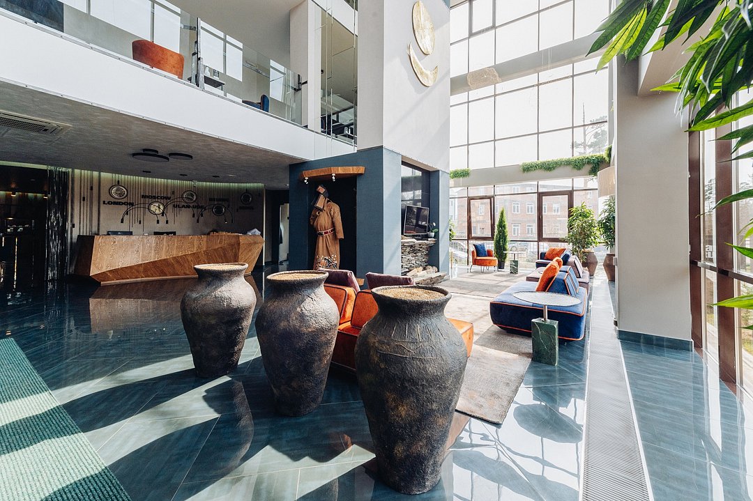 Холл | Hunnu Hotel, Республика Бурятия