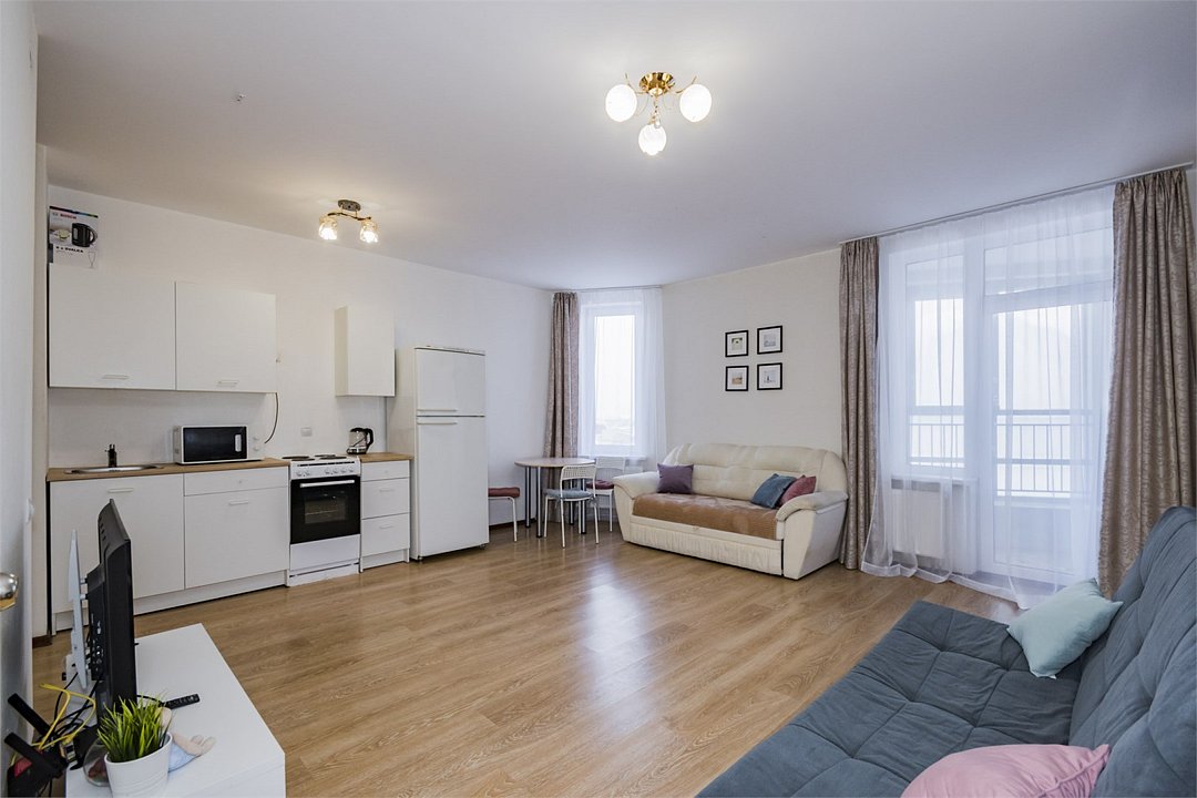 Апартаменты 4-местный 2-комнатный (наб. Исети)