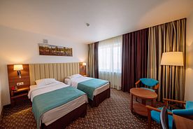 ДВУХМЕСТНЫЙ с двумя односпальными кроватями, Гостиница AuRoom, Магадан