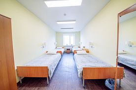 Кровать в четырехместном номере, Гостиница AuRoom, Магадан