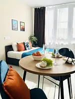 Квартира-студия, 27 м², 9/9 этаж Номера домов: Песочная, д. 1к4, Апартаменты Аркадия, Яблоновский