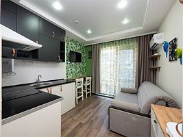 Апартаменты Студия (20 м2, без балкона), Апарт-отель СИАРЕНТ "Мадрид Парк 2", Адлер