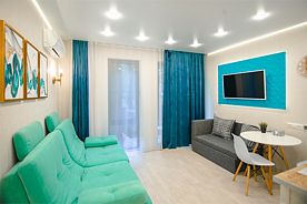 Апартаменты Студия Делюкс (24 м2, с балконом), Апарт-отель СИАРЕНТ "Мадрид Парк 2", Адлер