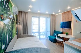 Апартаменты Студия Премиум (24 м2, с балконом), Апарт-отель СИАРЕНТ "Мадрид Парк 2", Адлер