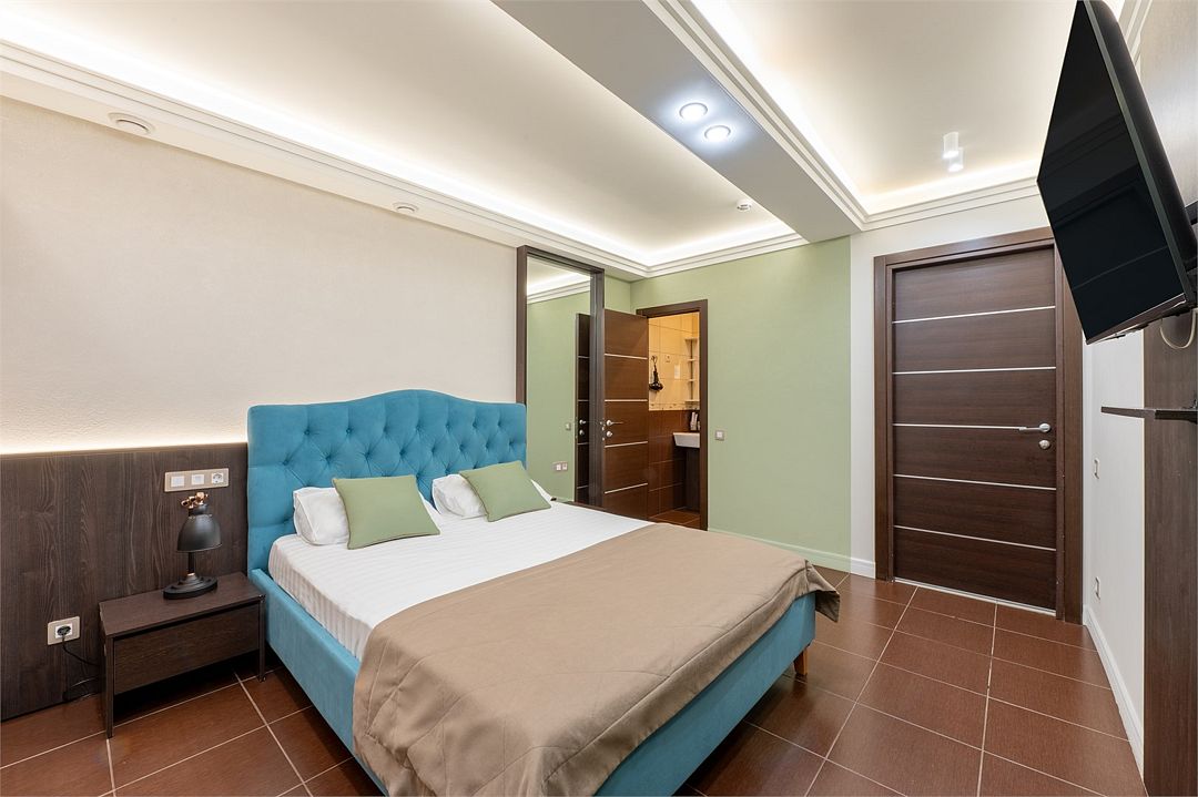 Апартаменты 4-местный 3-комнатный (с кухней и сауной)