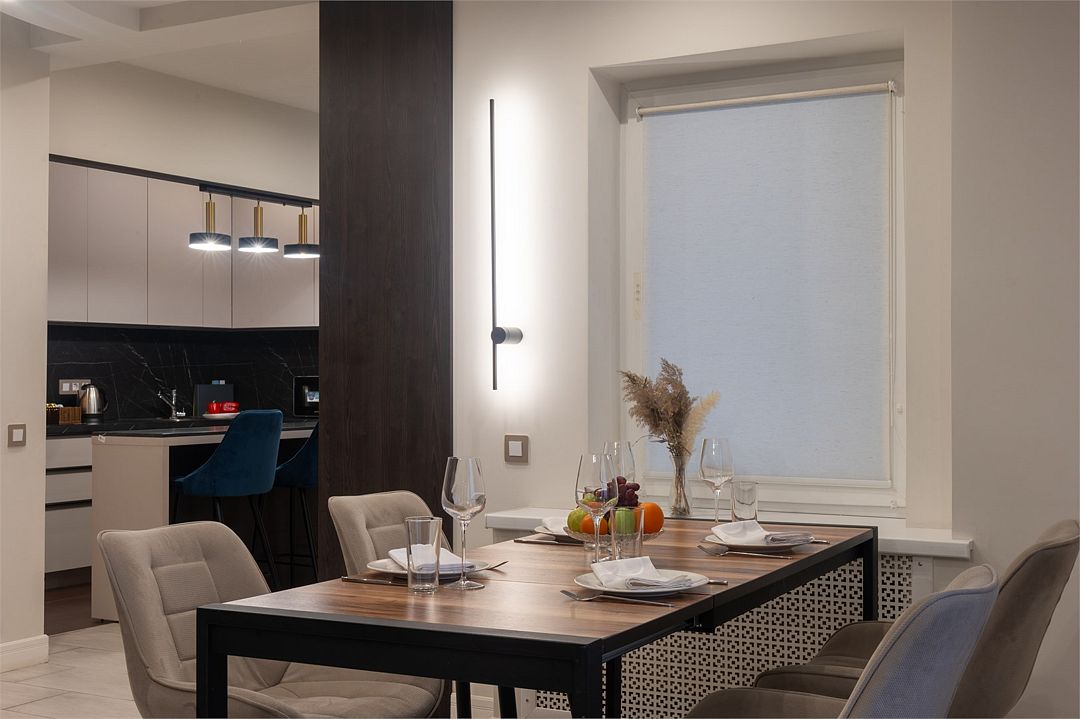 Апартаменты 4-местный 3-комнатный (с кухней и сауной)