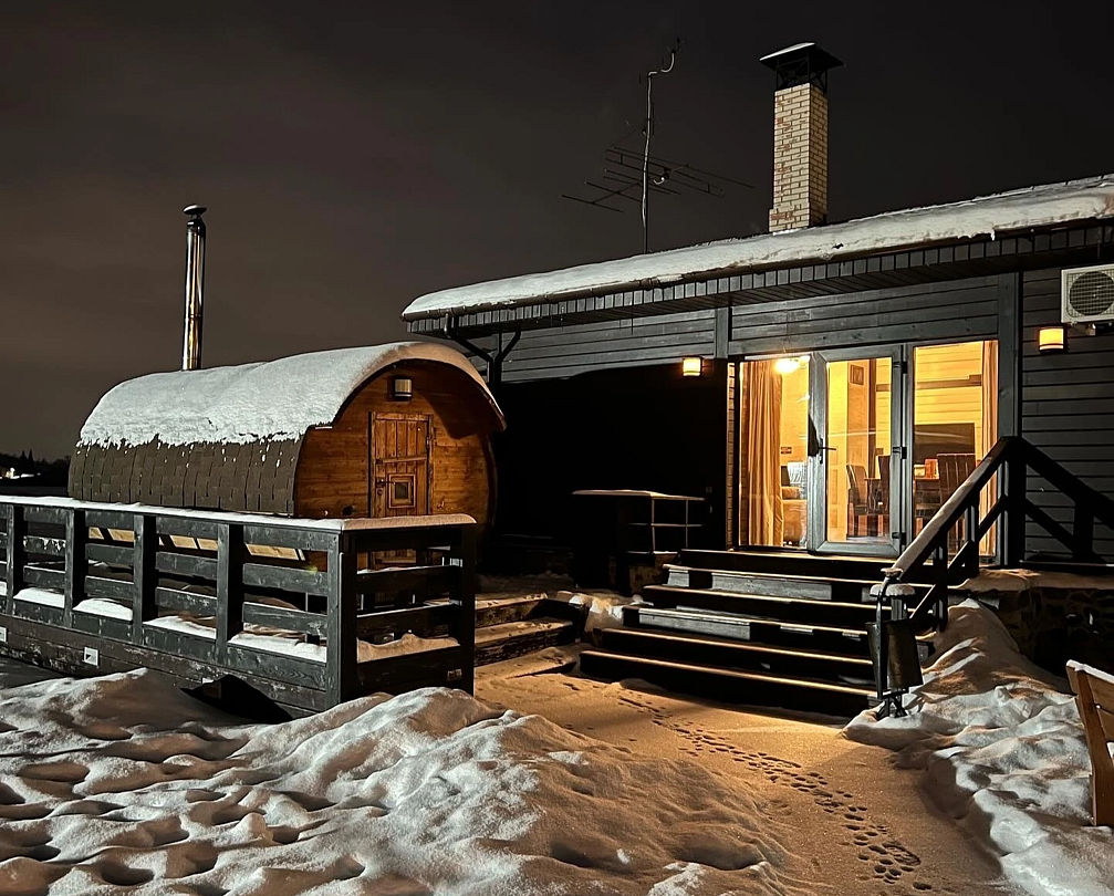 Вилла 4-местный 2-комнатный (№1) с русской баней