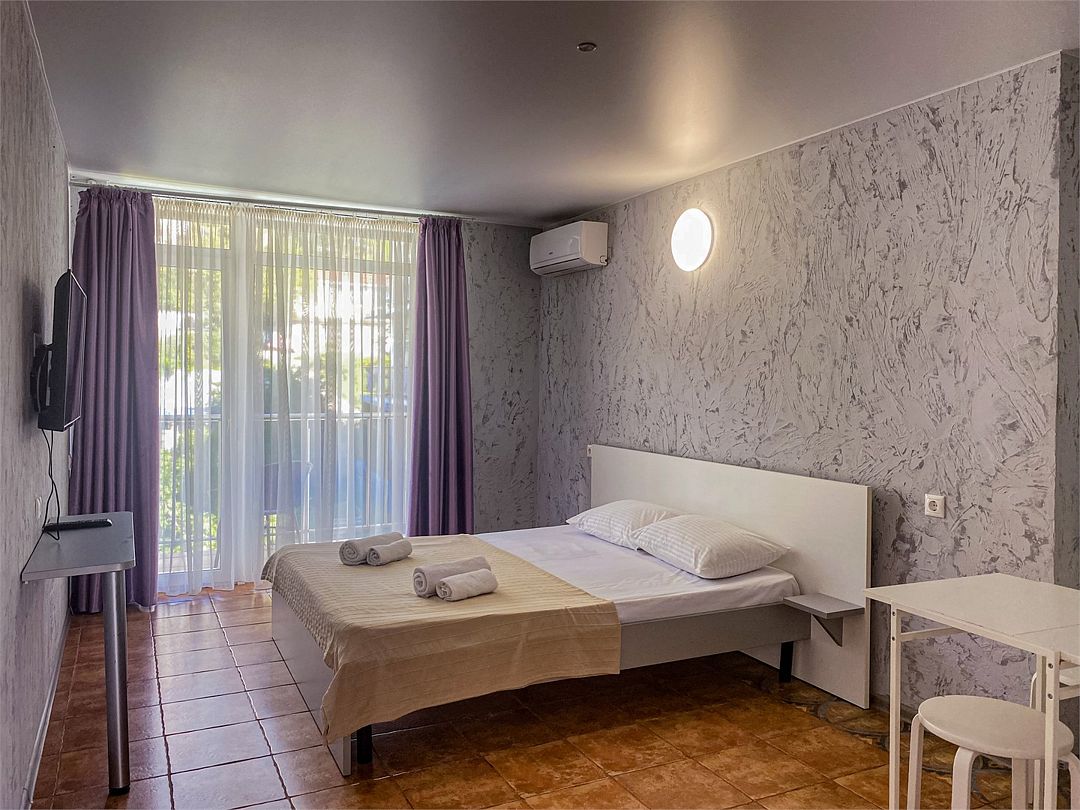 Апартаменты 5-местный 2-комнатный (с балконом и террасой)