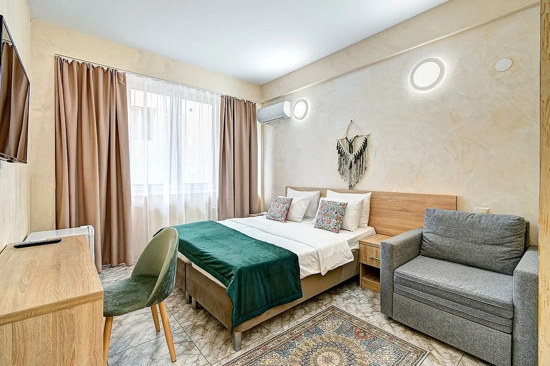 Комфорт 3-местный 1-комнатный (без балкона, вид на двор)