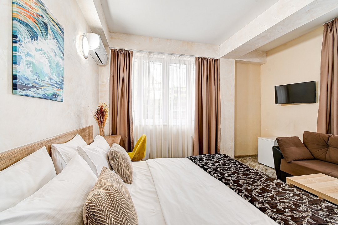 Комфорт 4-местный 1-комнатный (без балкона, вид во двор)