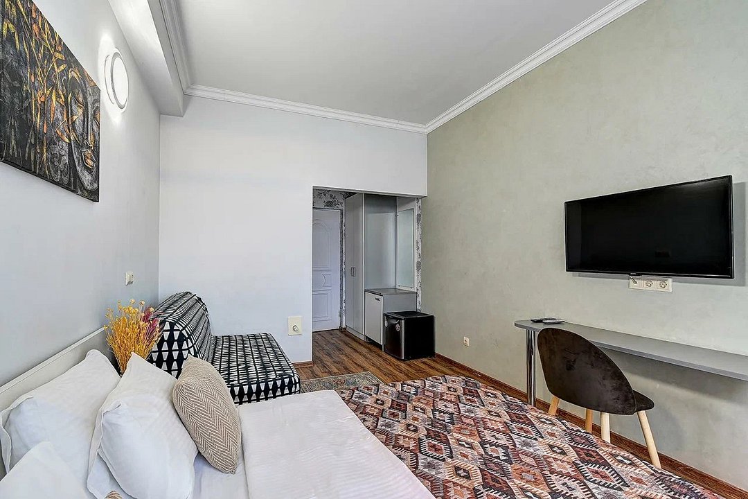 Комфорт 4-местный 1-комнатный (с балконом, вид на море)