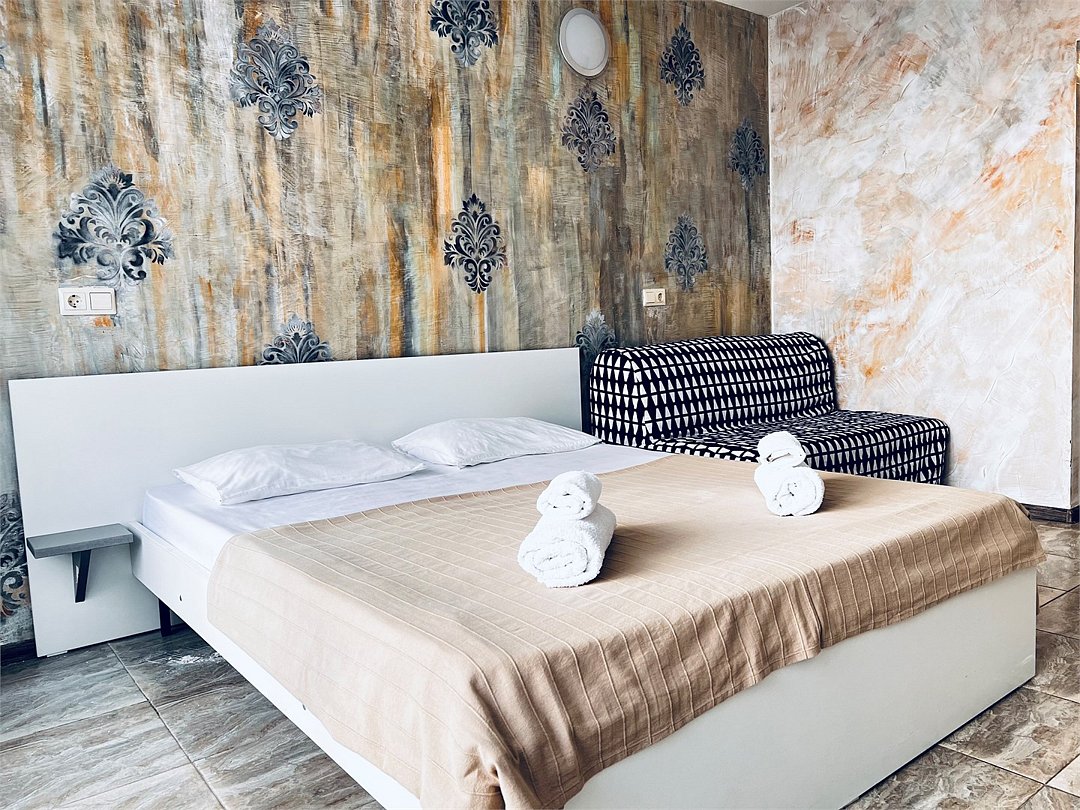 Комфорт 4-местный 1-комнатный (с террасой, вид на море)