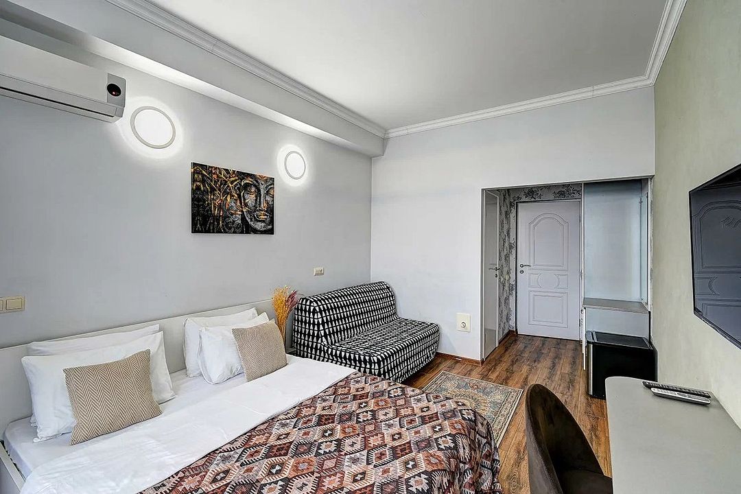 Комфорт 4-местный 1-комнатный (с террасой, вид на море)